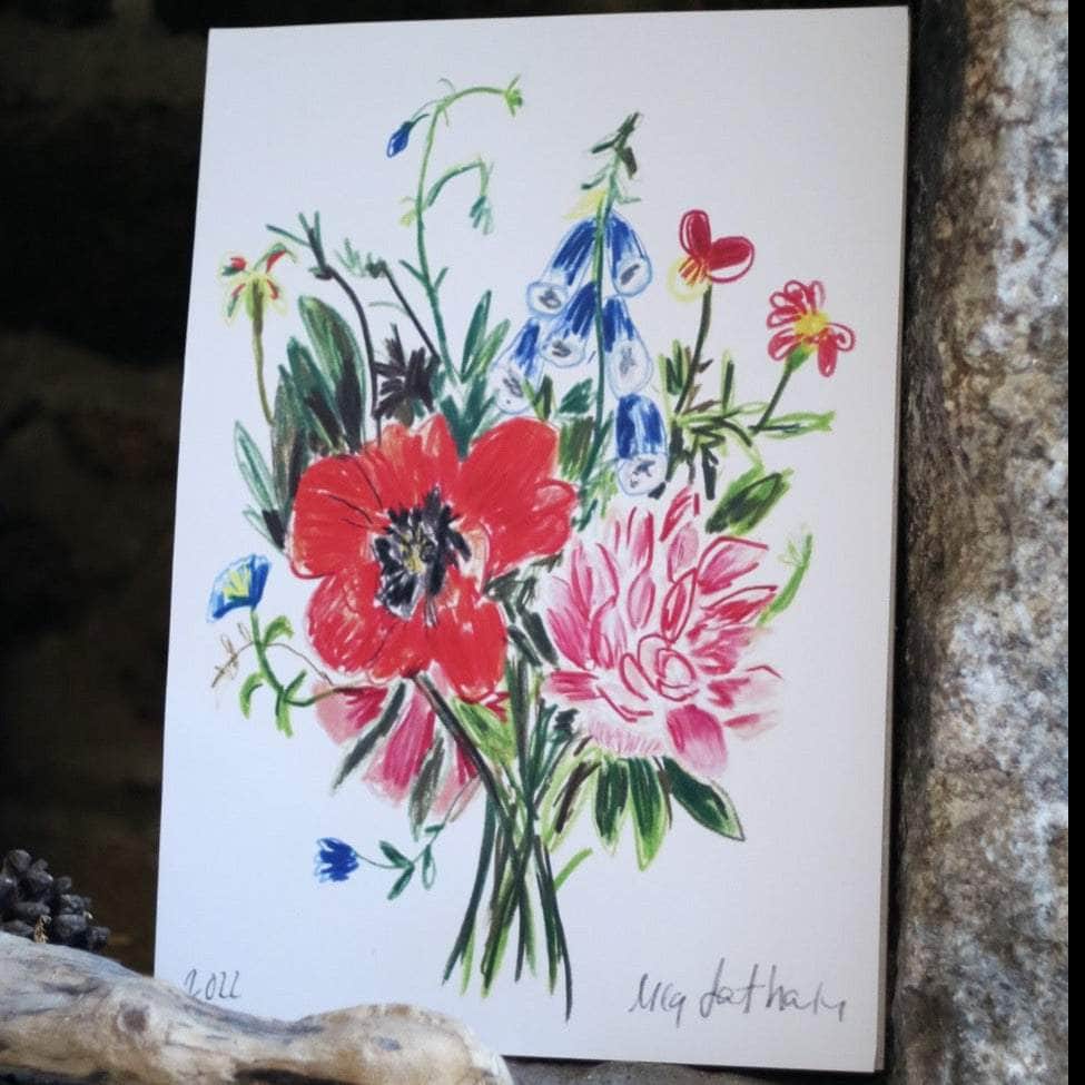 Floral Fusion Print - A3