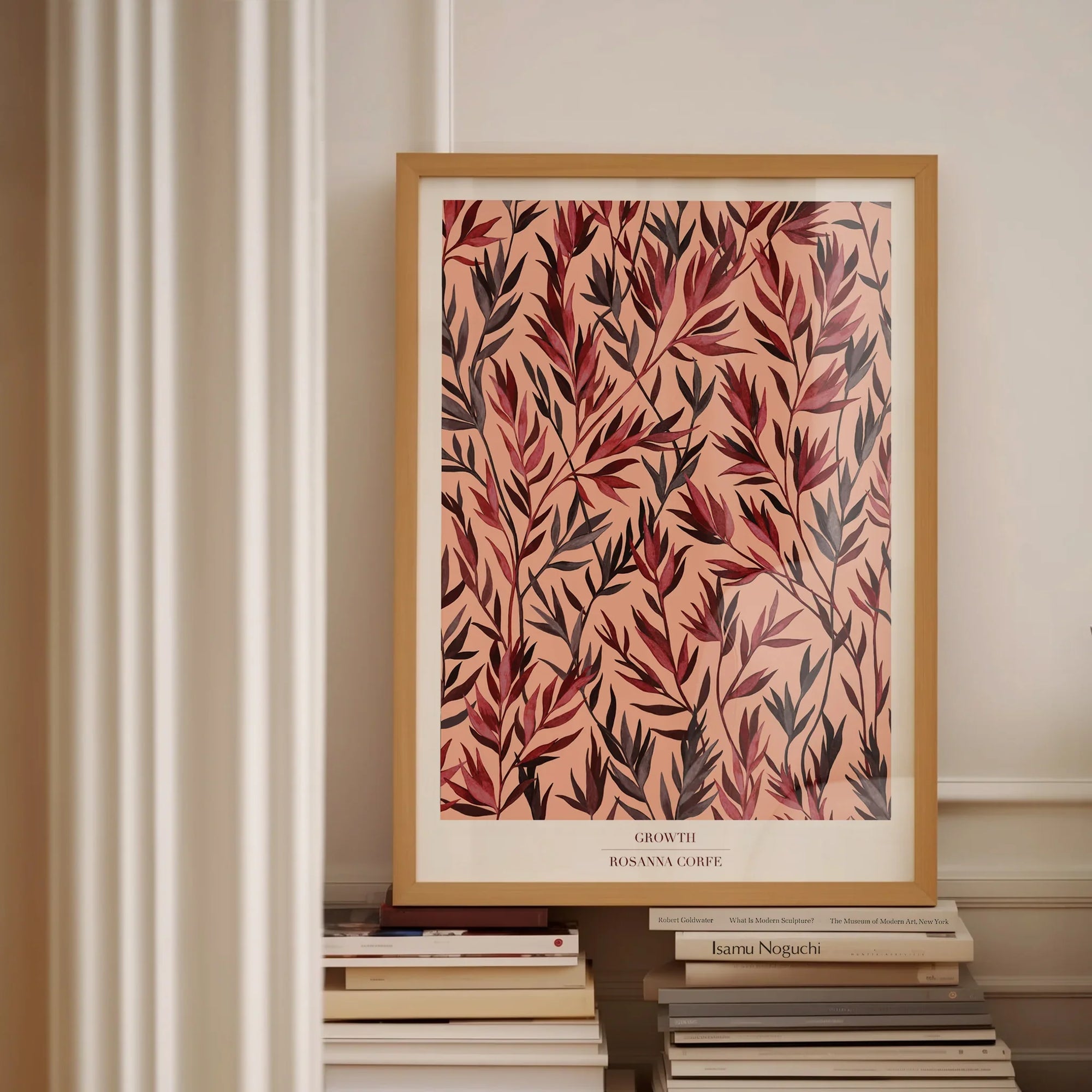 Growth Pink Botanical Art Print