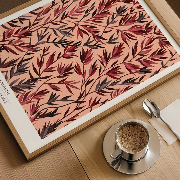 A3 - Growth Blush Botanical Print