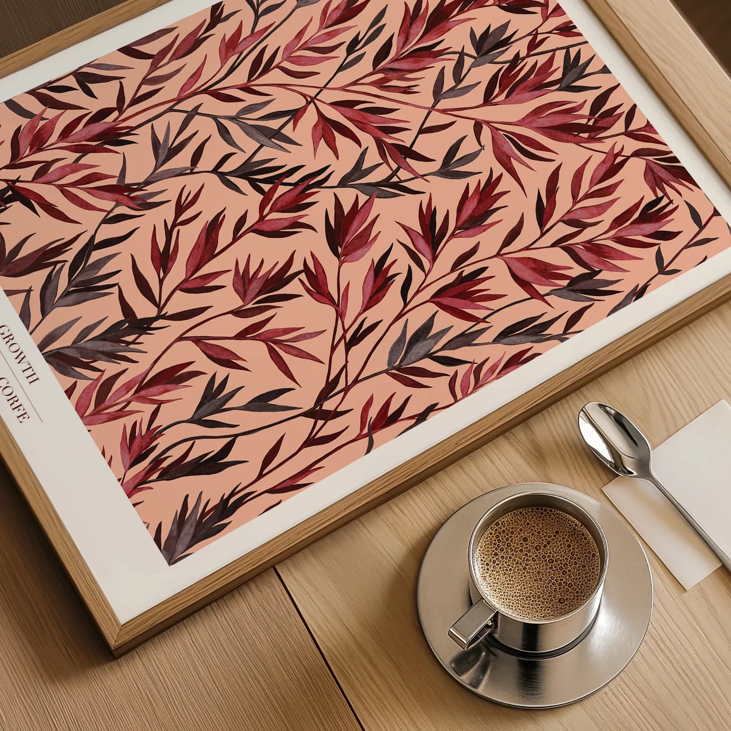 Growth Pink Botanical Art Print
