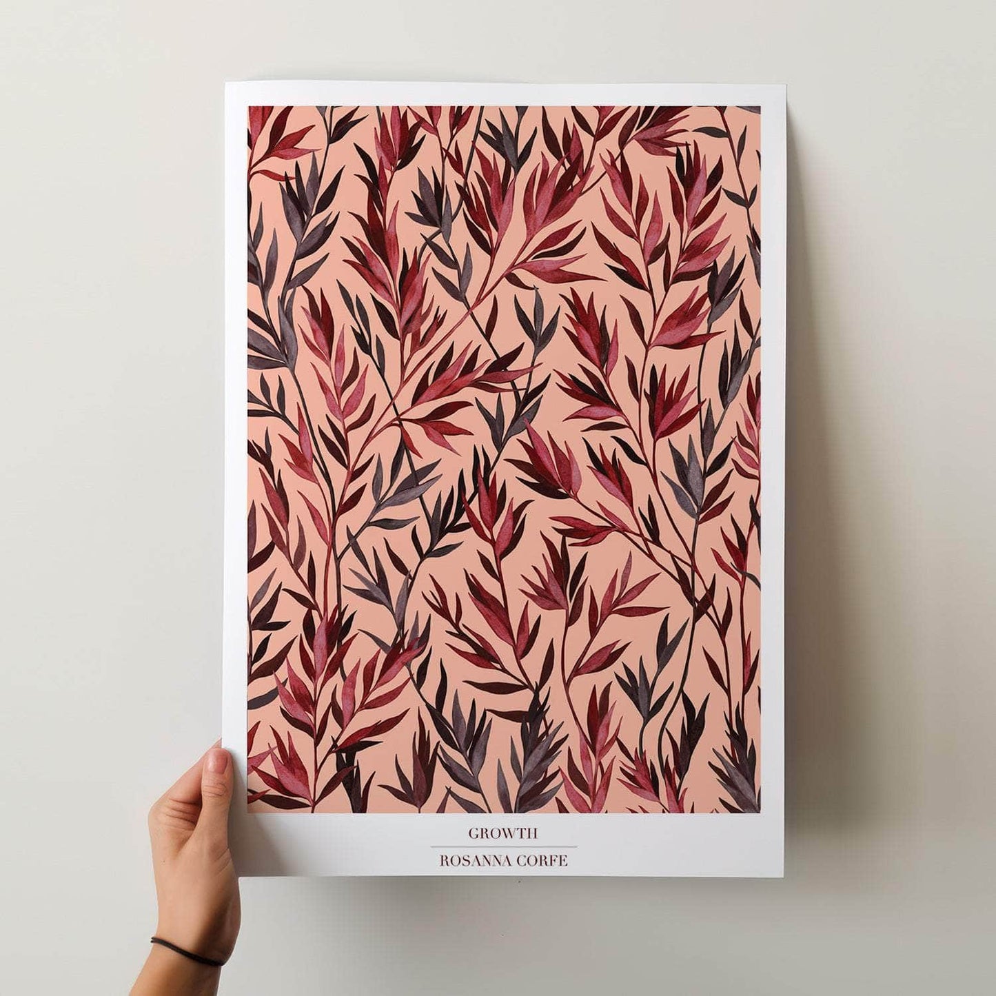 A3 - Growth Blush Botanical Print