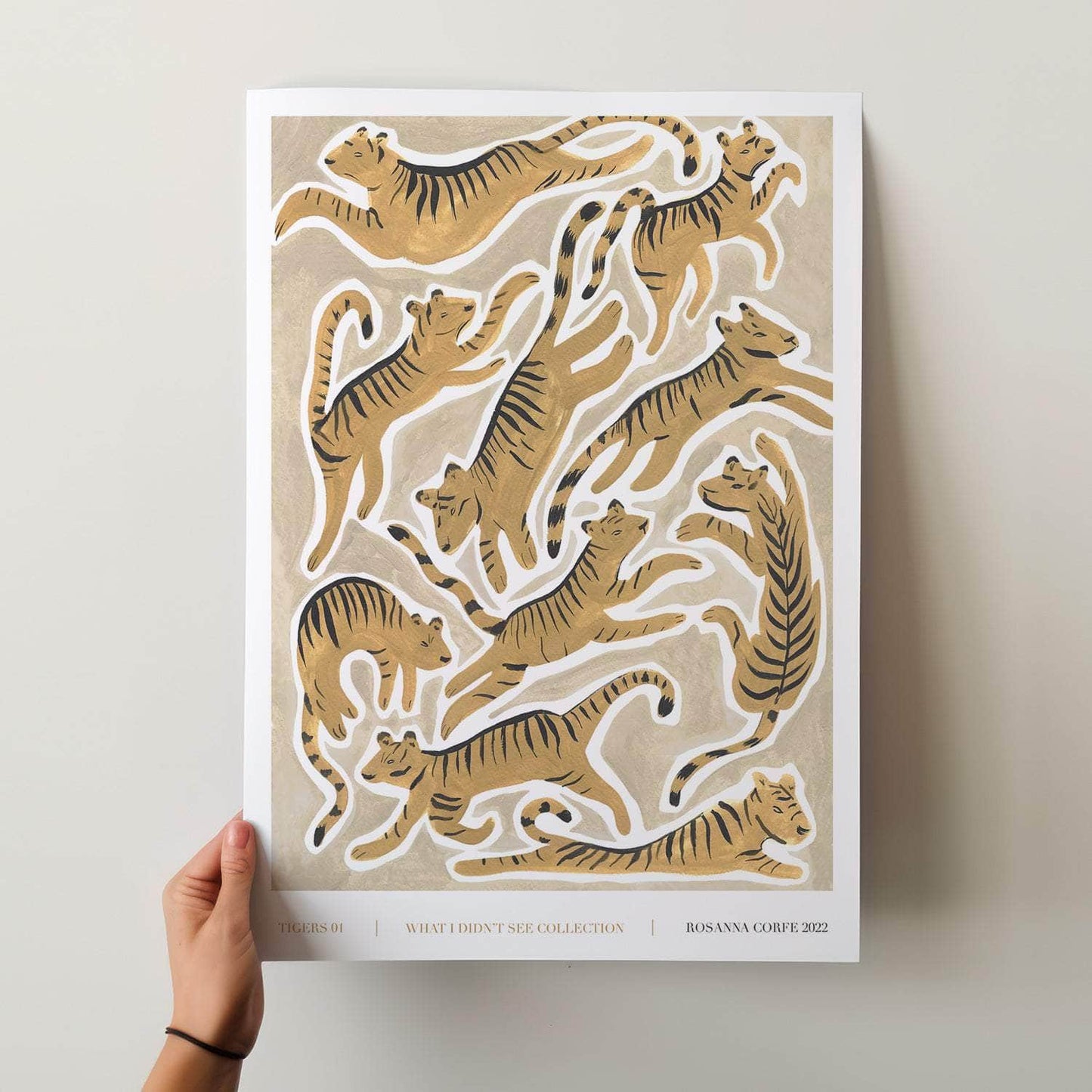 A3 - 'Tigers 01' Print