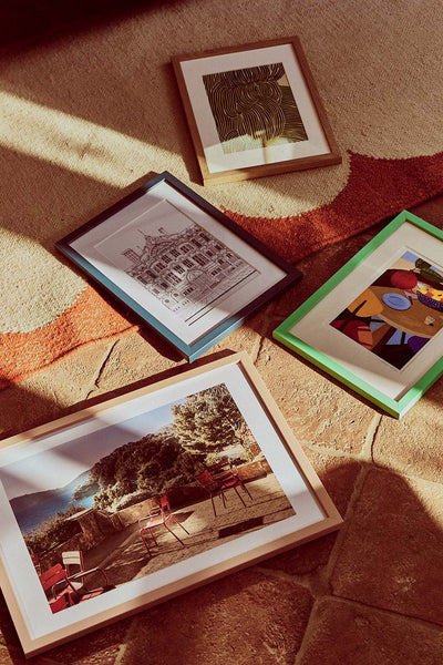 Arsenic Green Wood Picture Frame