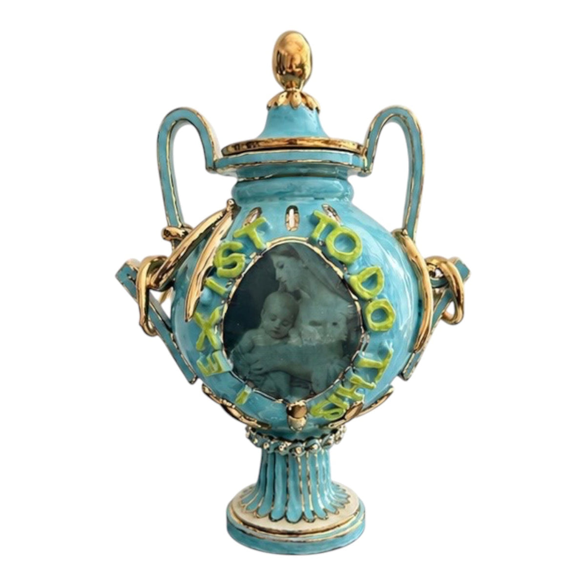I Exist To Do This Vase