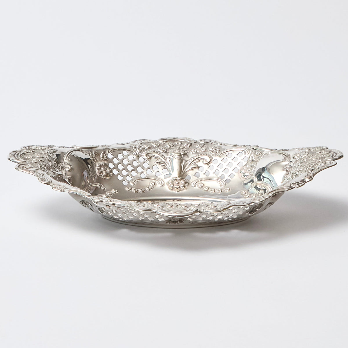 Silver Lattice Bonbon Dish