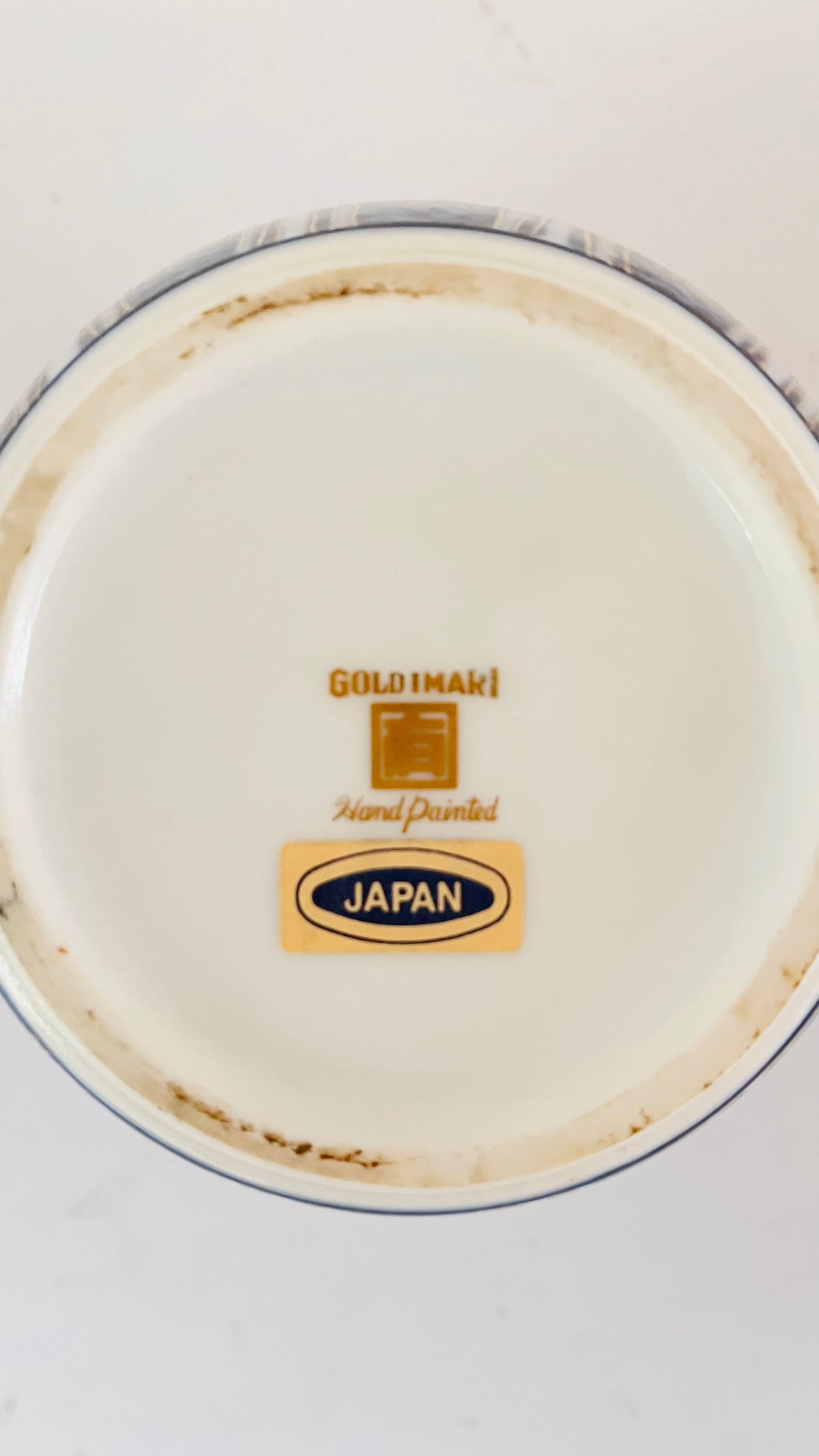 Antique Japanese Mini Gold Imari Lamp