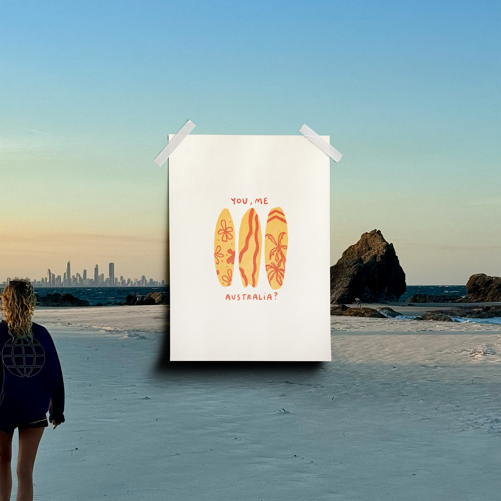 You, Me, Australia? Print
