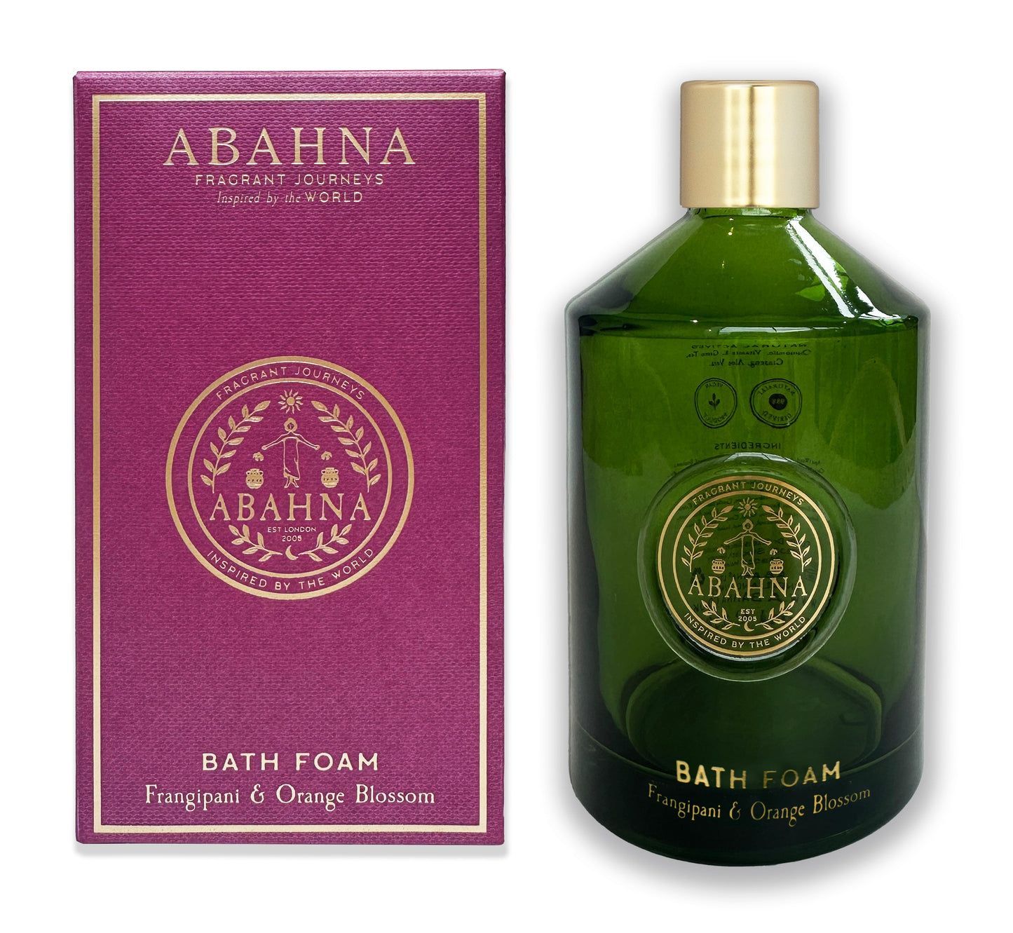 Bath foam decanter - Frangipani & Orange Blossom