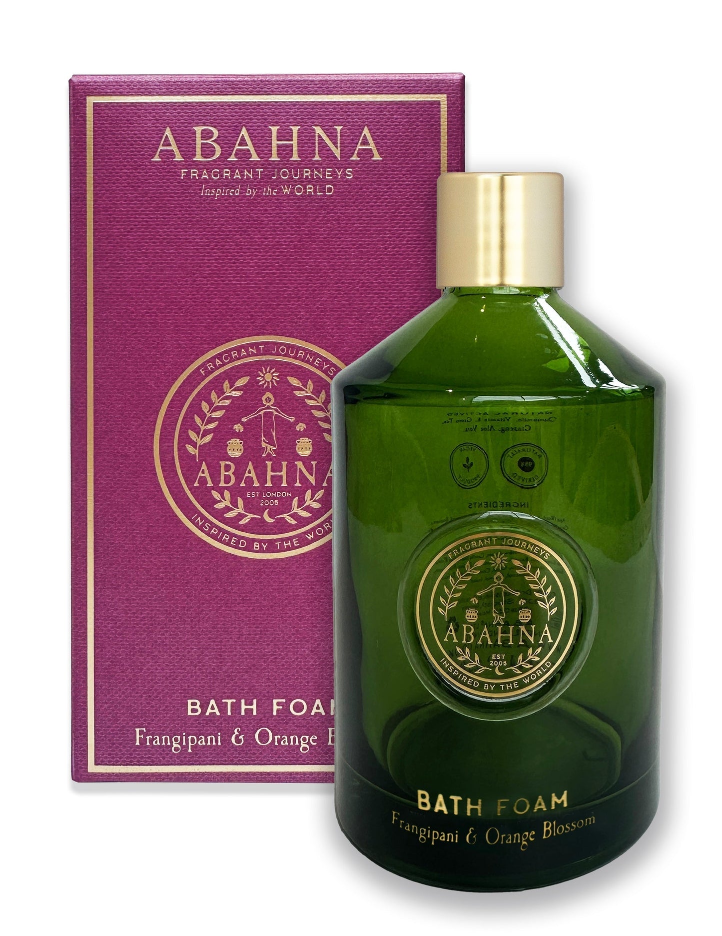 Bath Foam Decanter - Frangipani & Orange Blossom