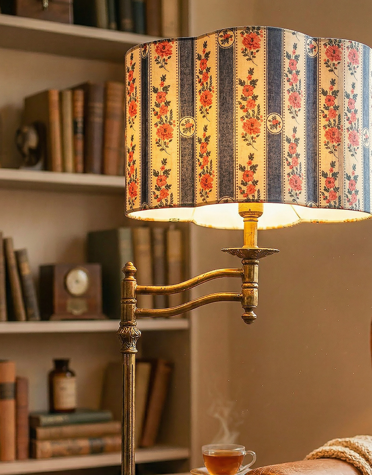 Flora Flower-Shaped Lampshade "Sobremonte Blue"