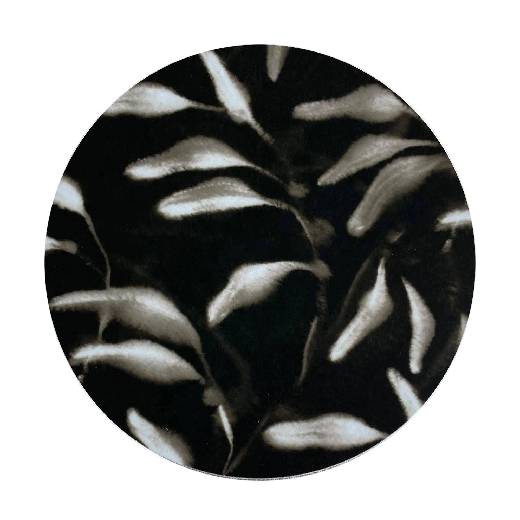 Set of 4 Amongst Round Coasters, Black Gold