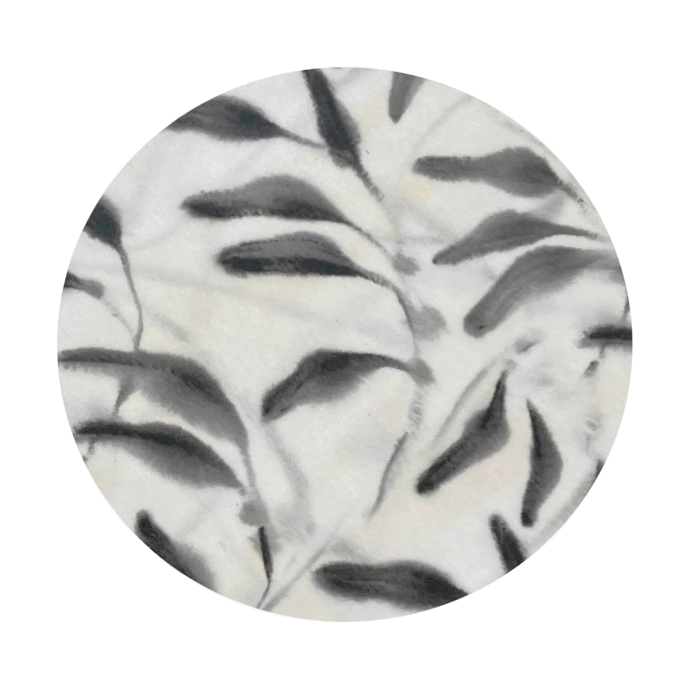 Set of 4 Amongst Round Coasters, Beige Grey