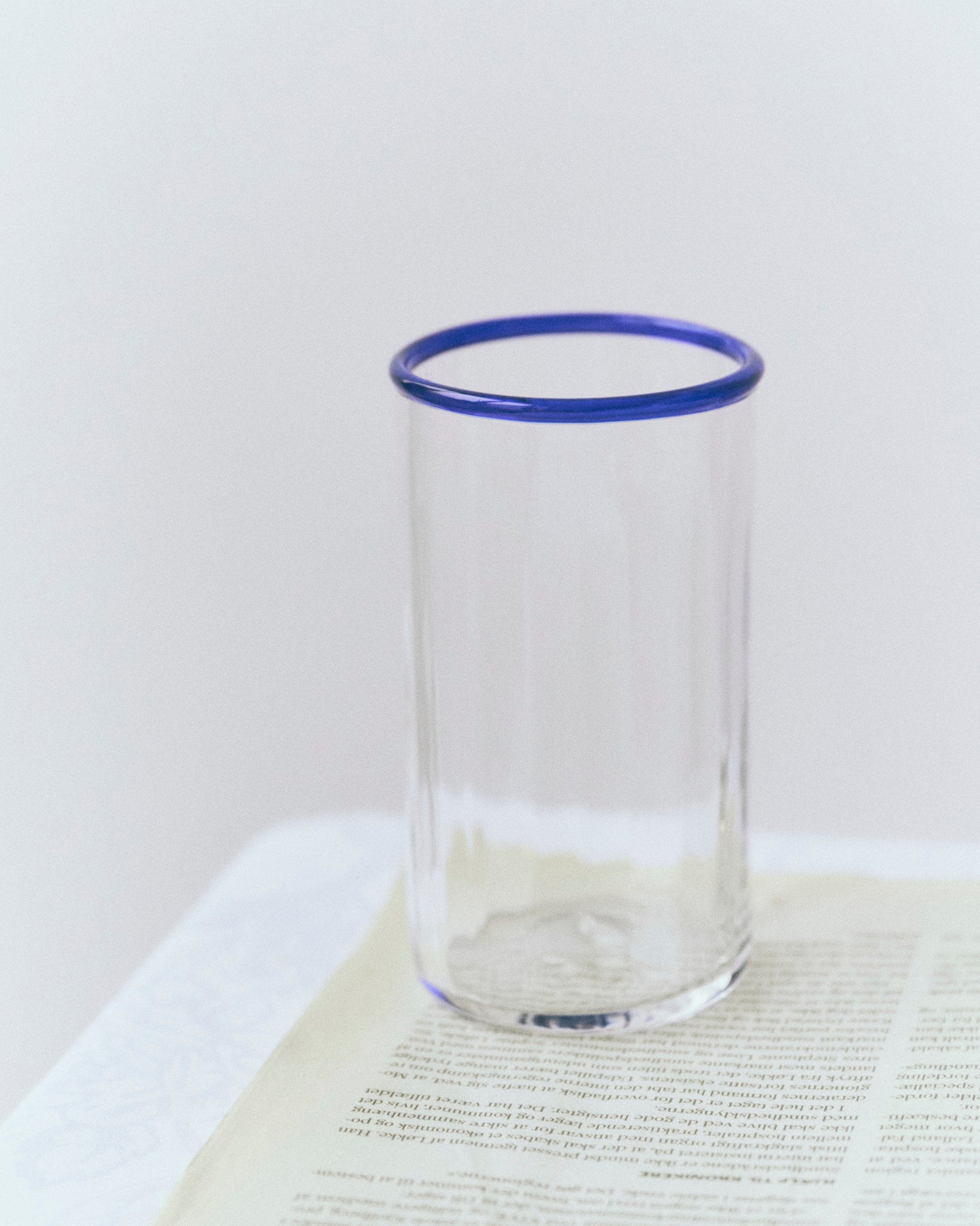 Peter Glass Blue Large - Set of Four