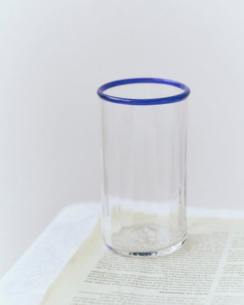 Peter Glass Blue Large - Set of Four