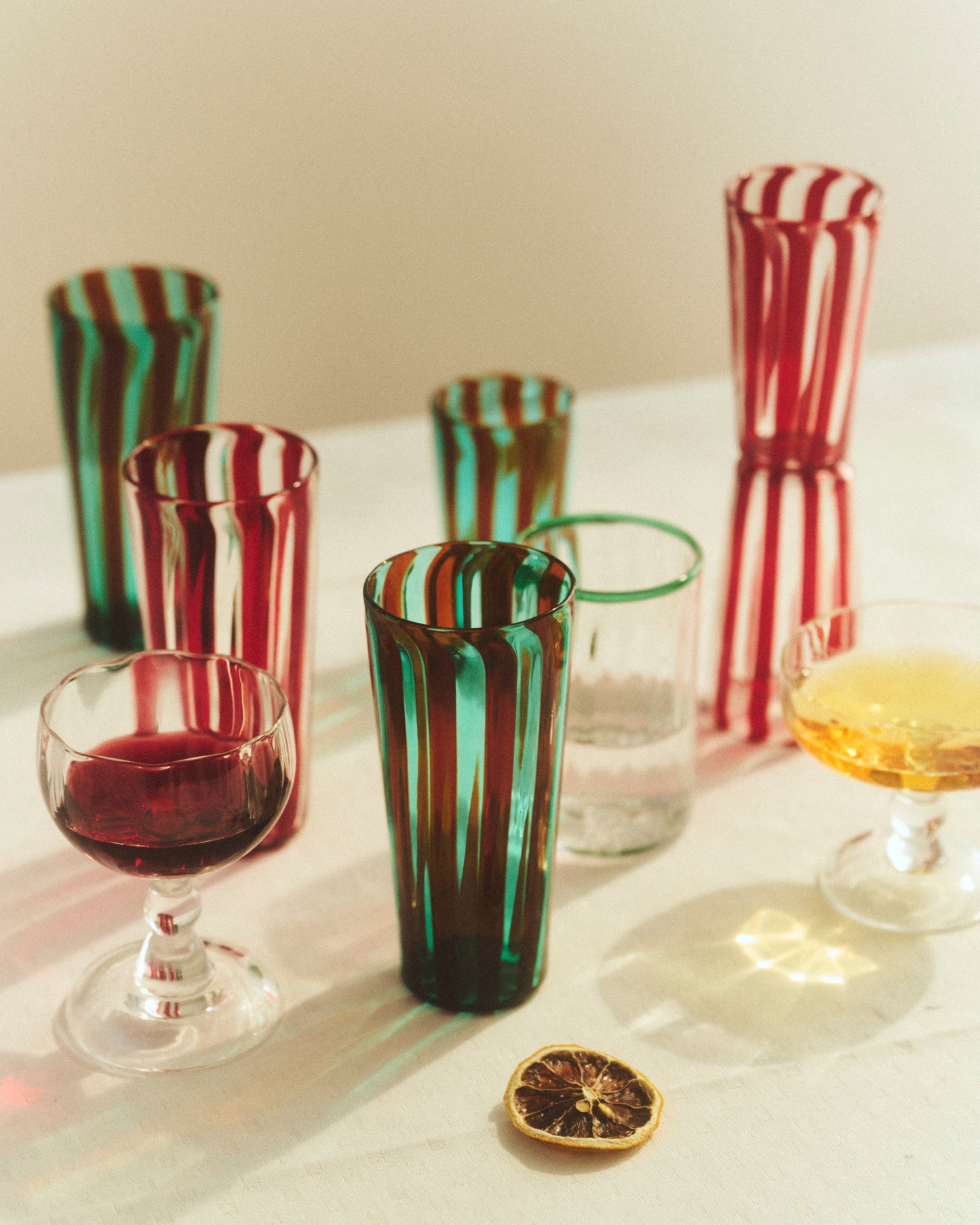 Augusta Glass Aqua Hazel