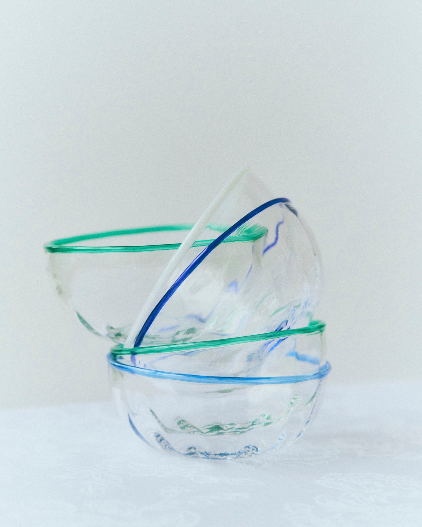 Peter Bowl | Set of Four Mixed Colours