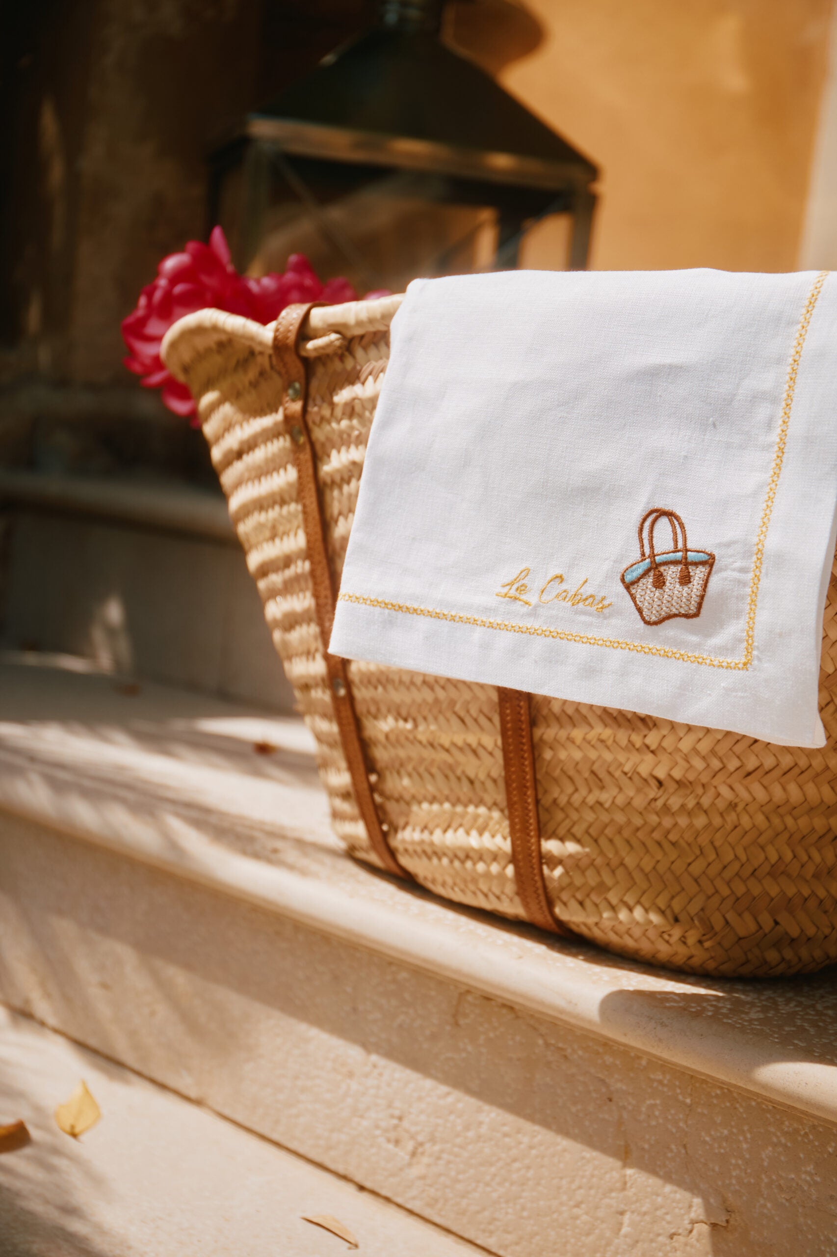 Linen Placemat "Le Cabas"