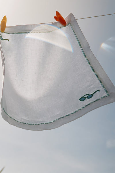 Linen Napkin "Les Lunettes de soleil"