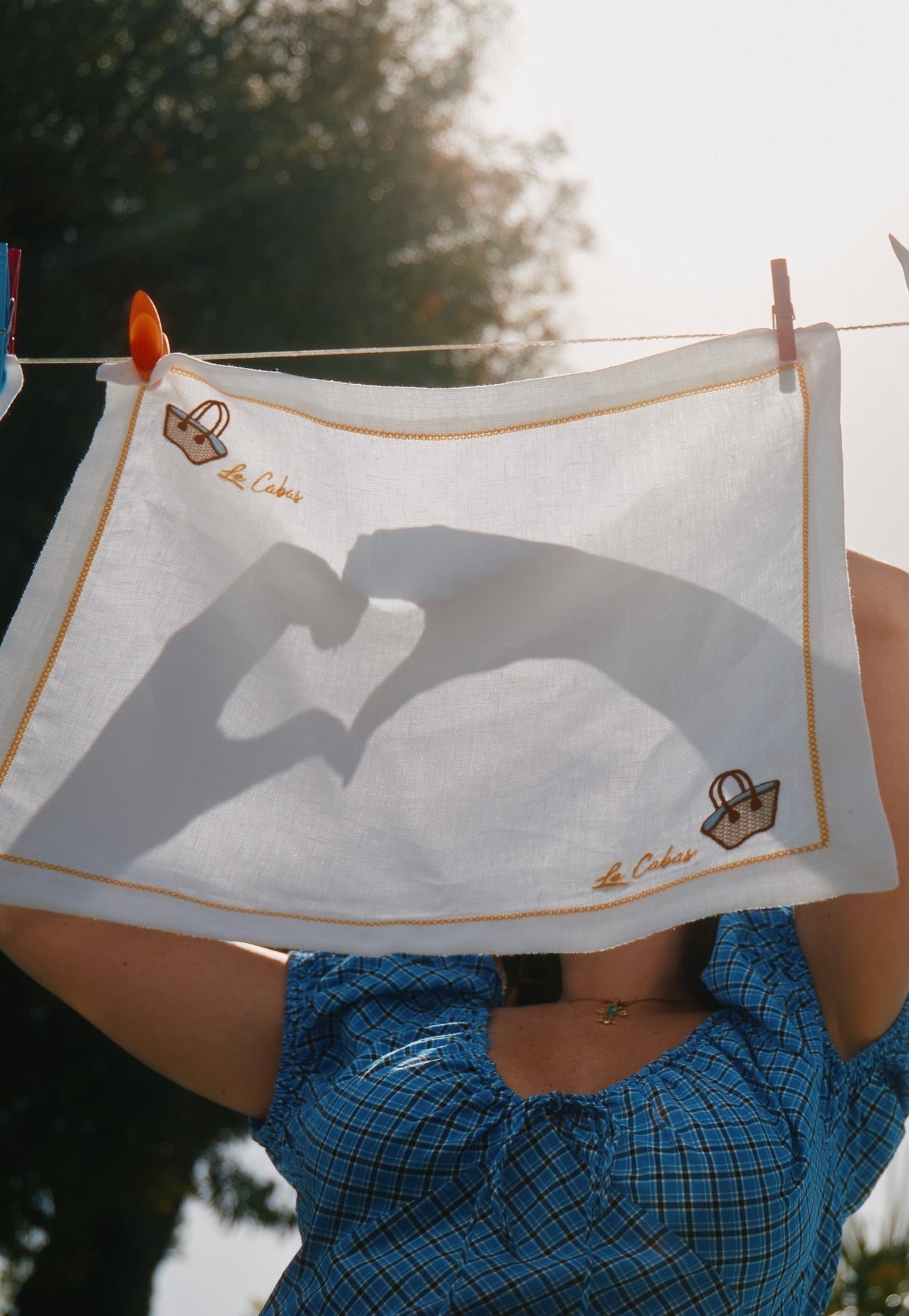 Linen Placemat "Le Cabas"