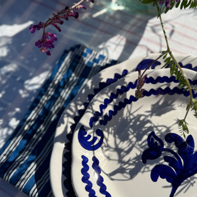 Antica Blue Plate 25 cm