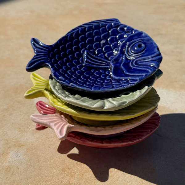 Mini Dark Blue Fish Dish - 10.5cm