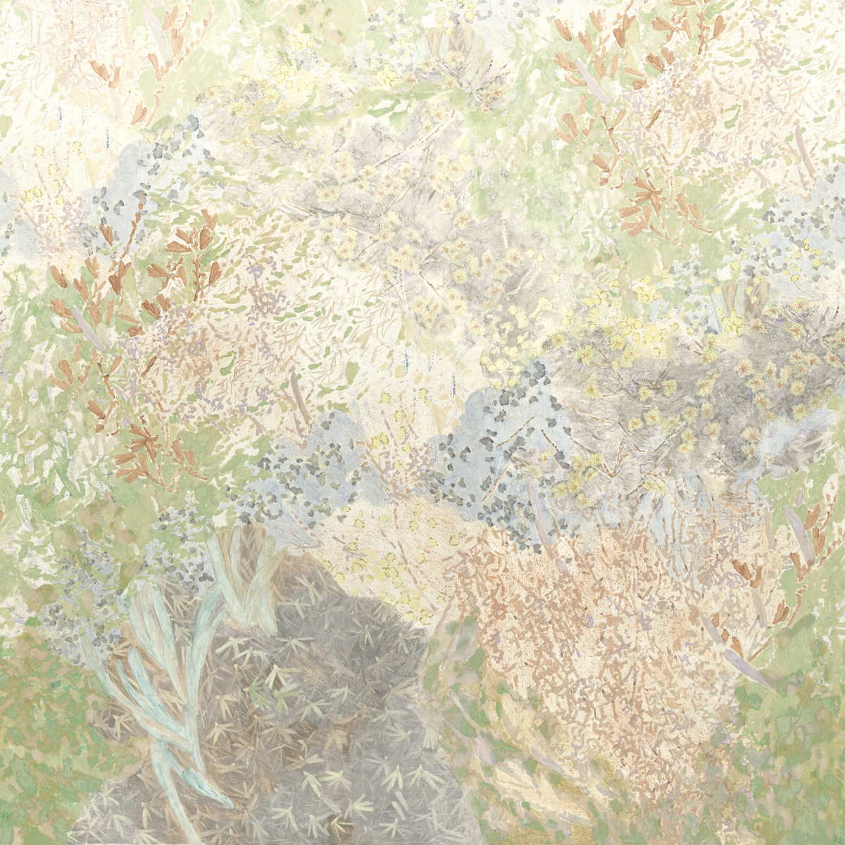 The Painted Garden No.2 Wallpaper