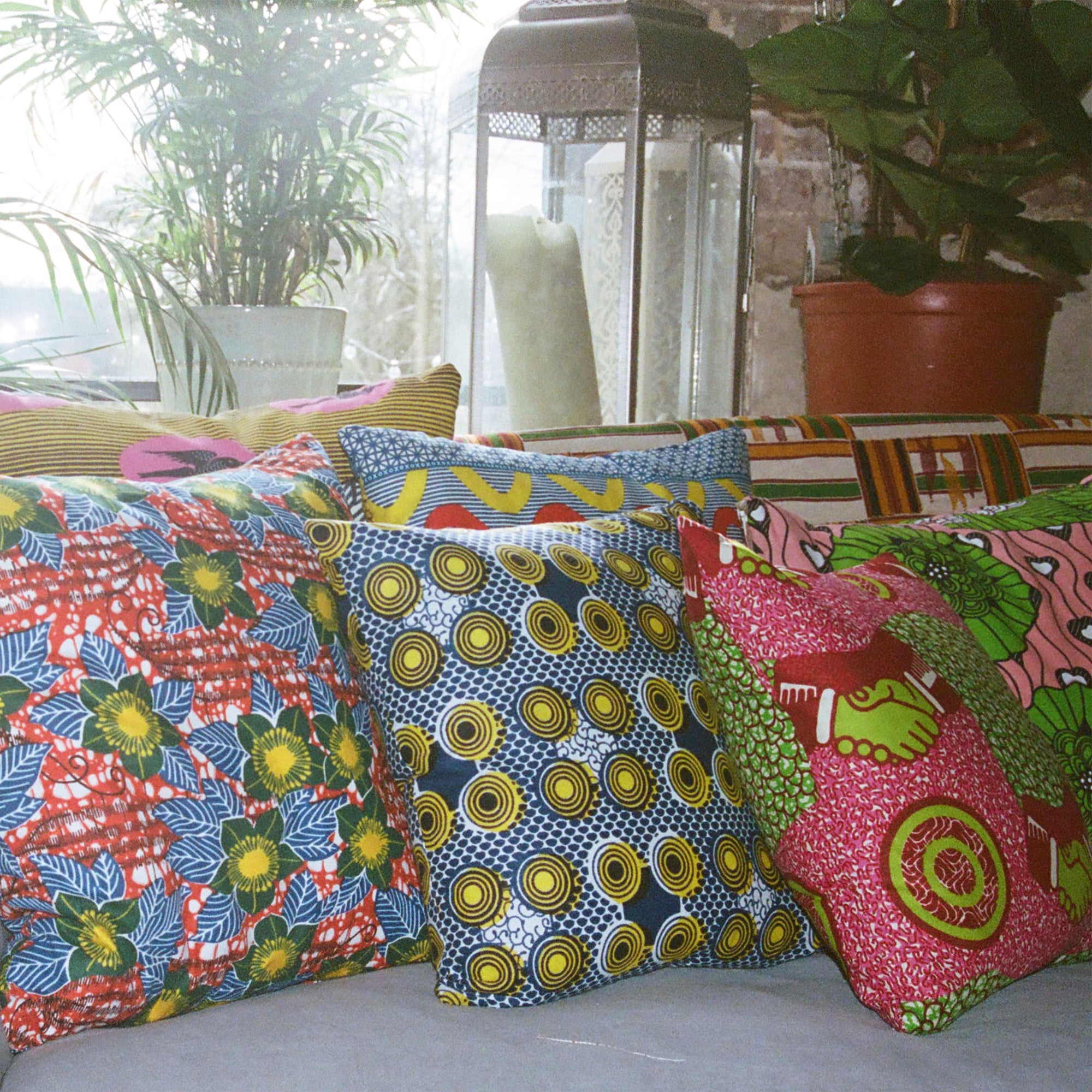 Ankara Circles Cushion