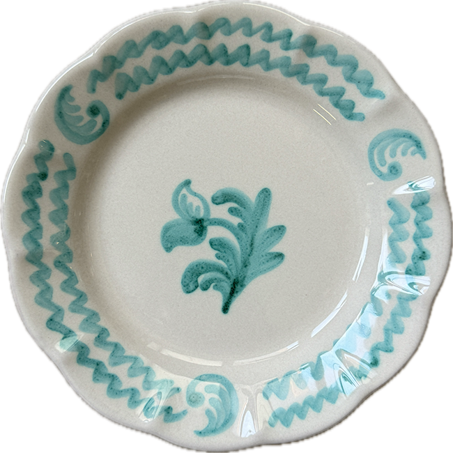 Antica Plate, Green - 20cm
