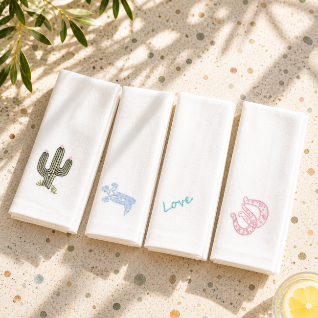 Set of 4 Popolo x Arizona Love Napkins