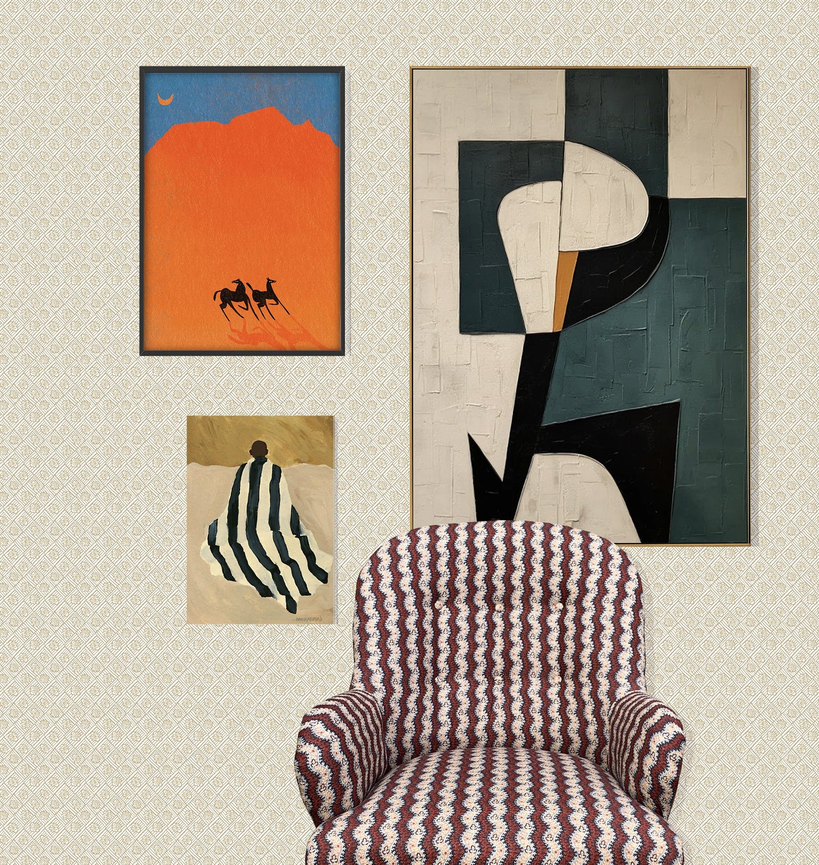 Arthur & Ruth Wallpaper – SANDPIT