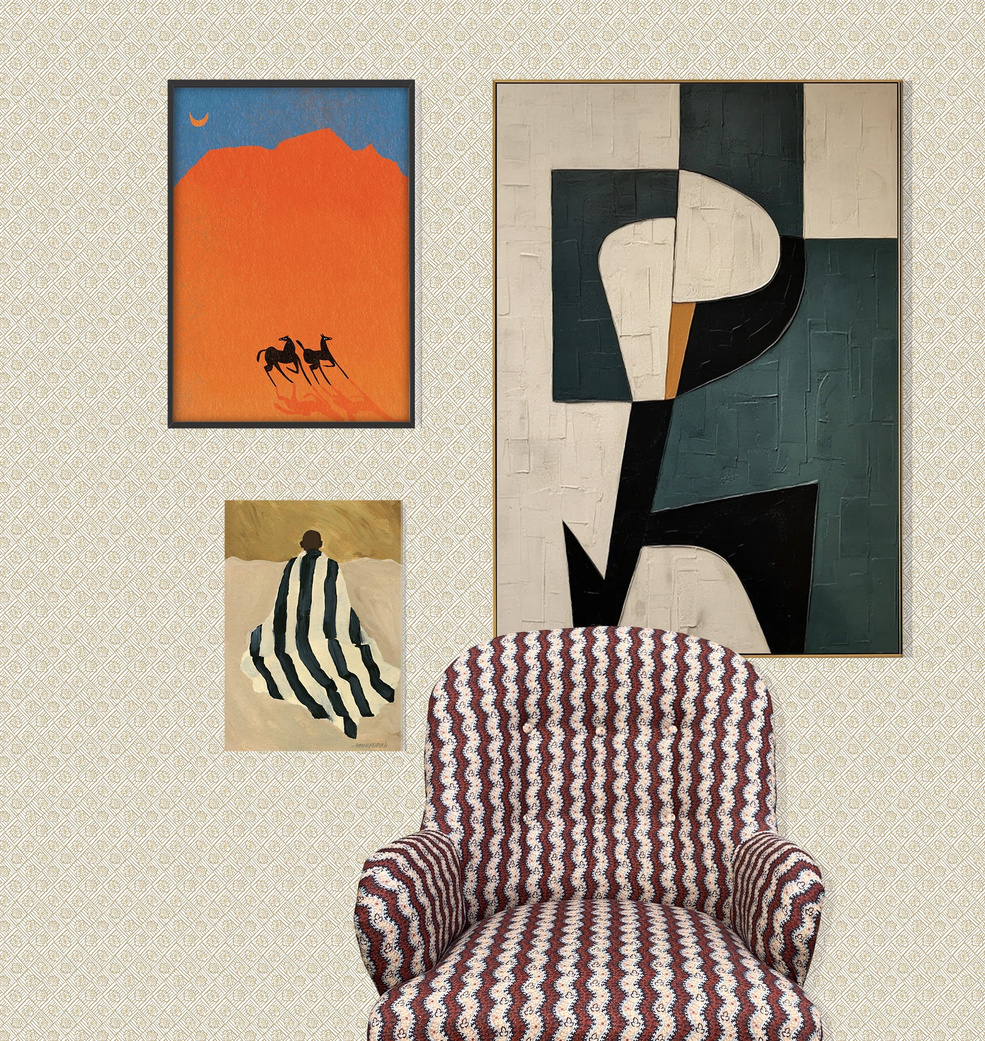 Arthur & Ruth Wallpaper – SANDPIT