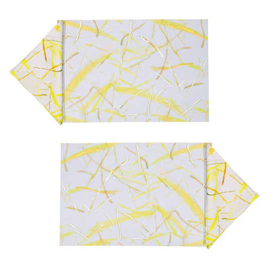Hand Painted Roman Breeze Rectangular Placemats Set of 2 Cream