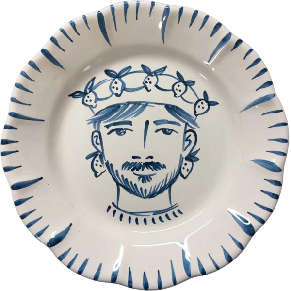Re Di Sicilia Homme Citron Plate - 16cm