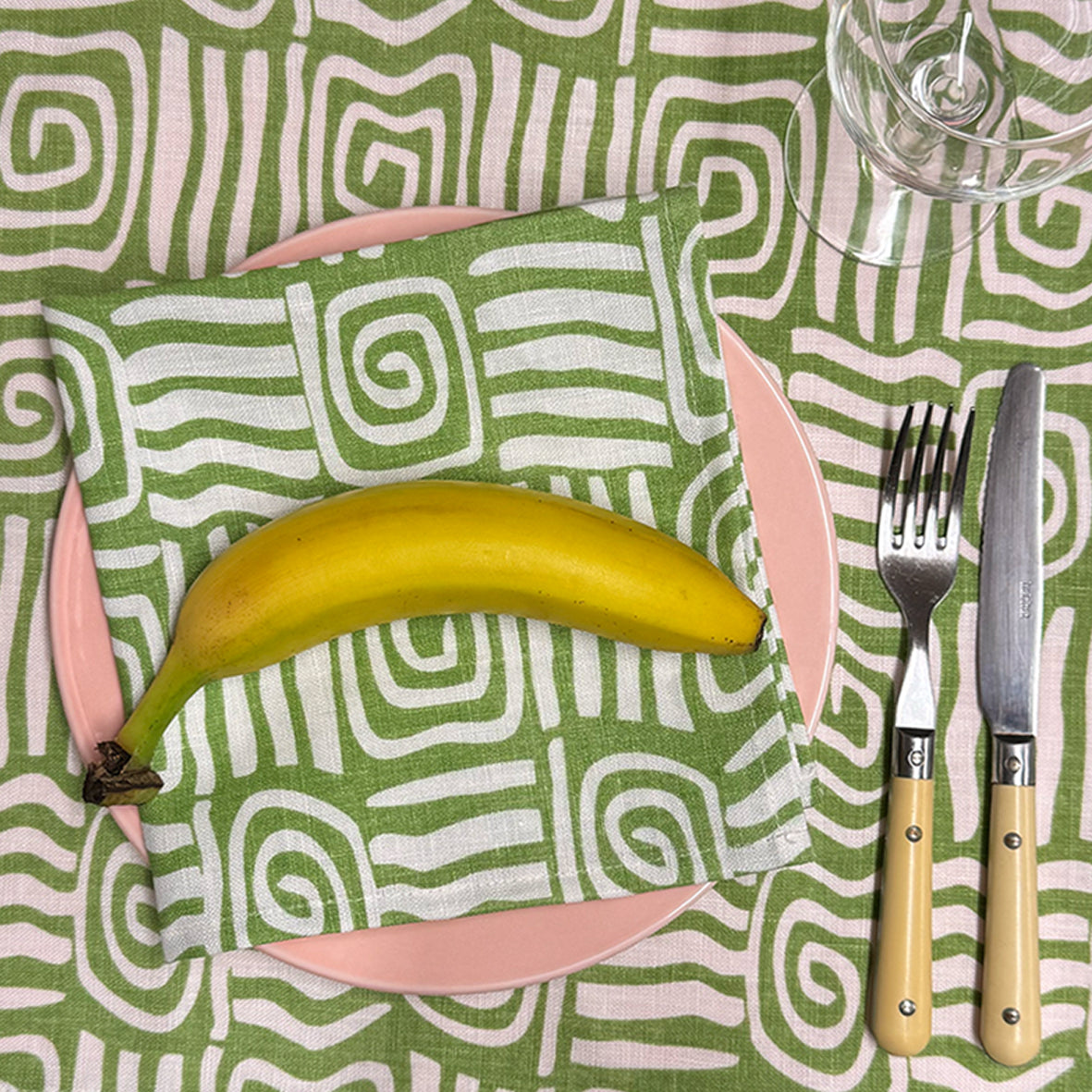Napkin - Athena / Coriander (Set of 2)