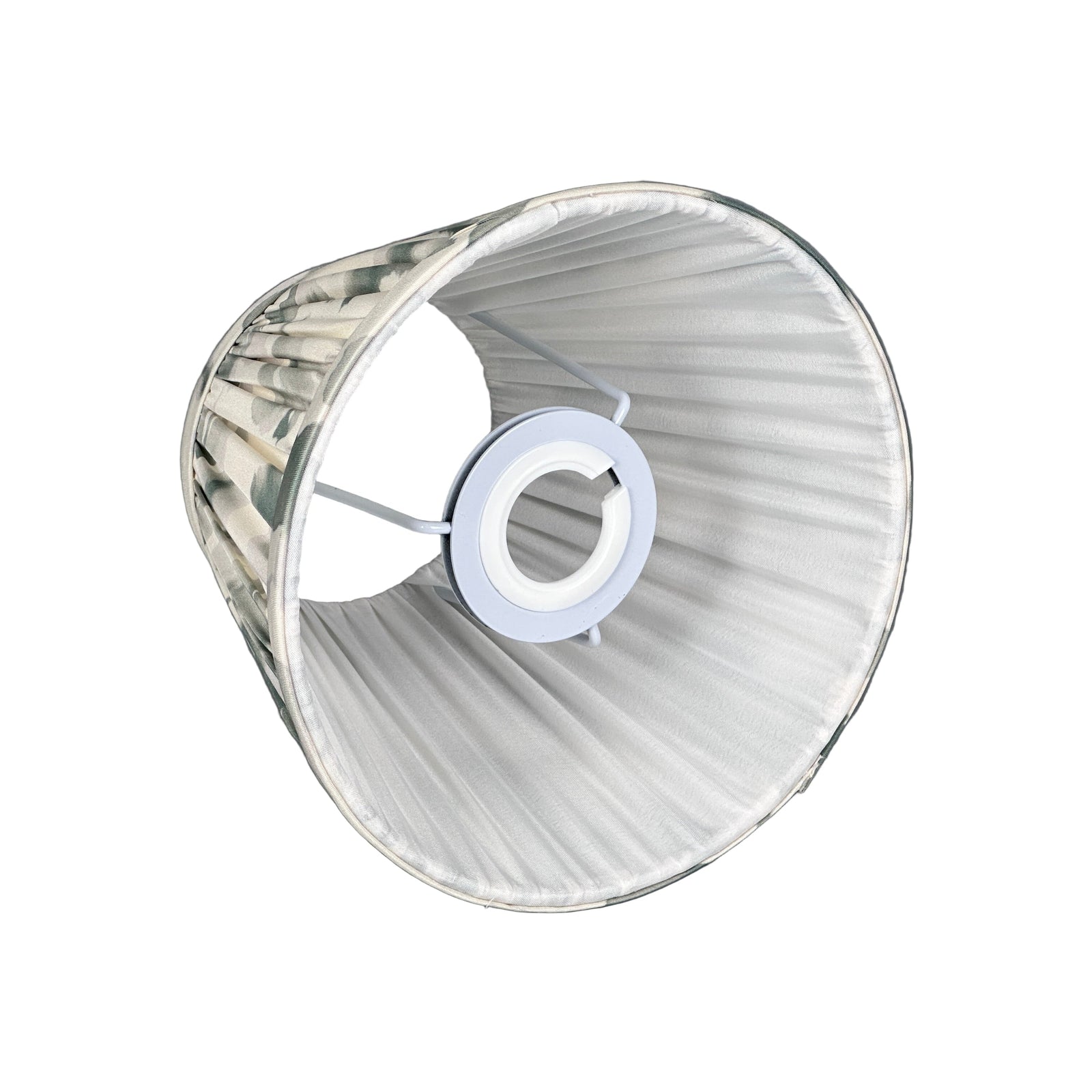 Athena Silver Rechargeable Table Lamp (Green Magnolia)