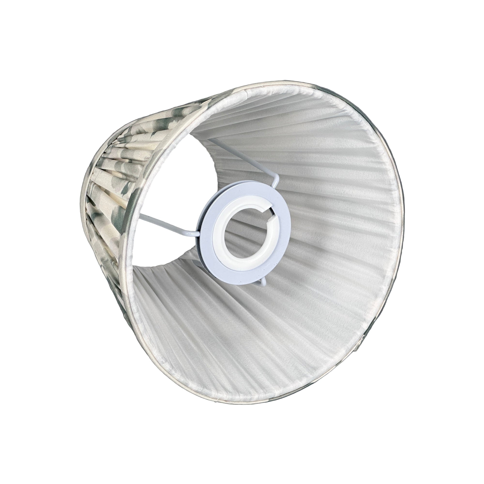 Athena Silver Rechargeable Table Lamp (Green Magnolia)
