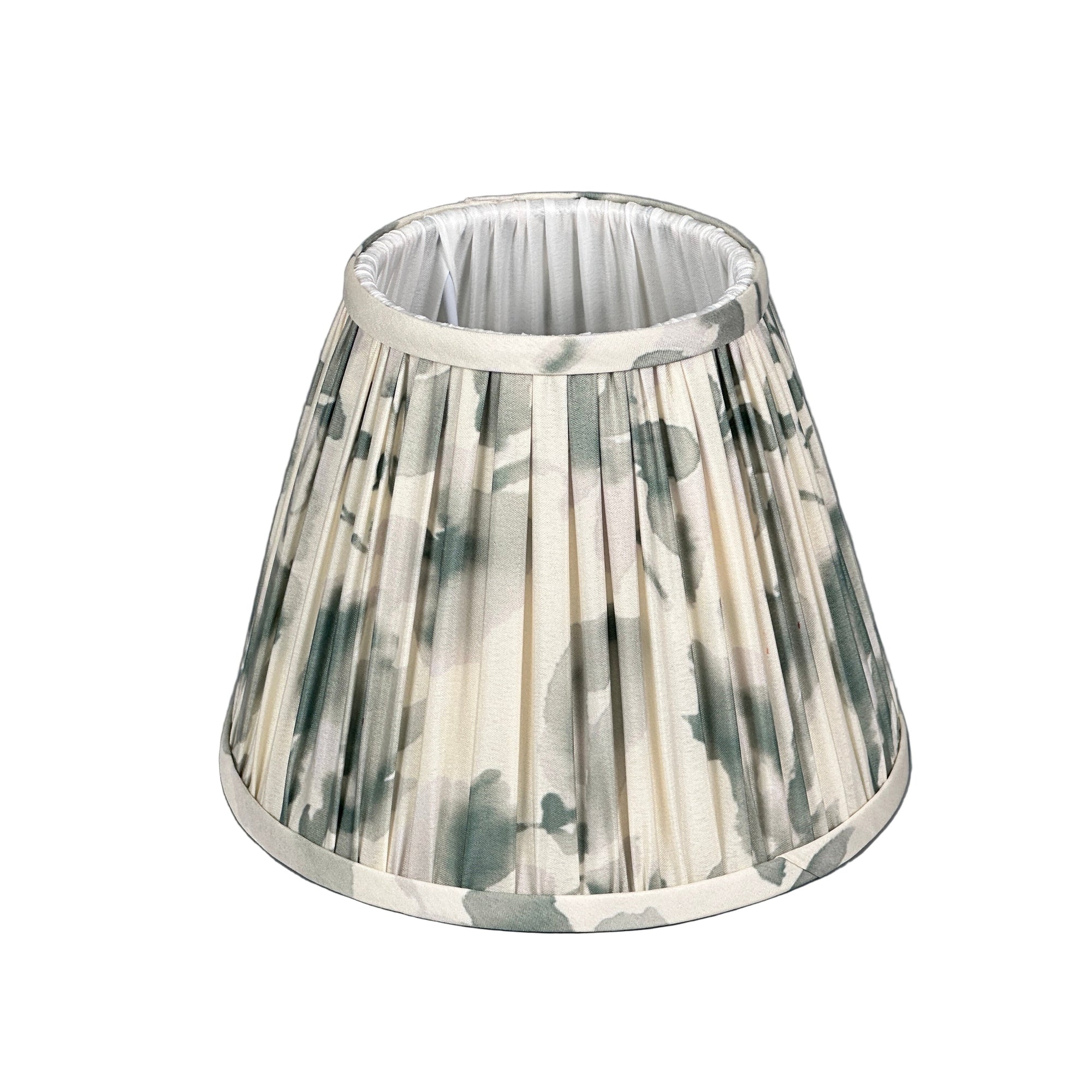 Athena Silver Rechargeable Table Lamp (Green Magnolia)