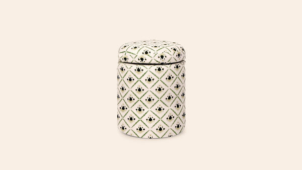 Aurora Footstool, Moss