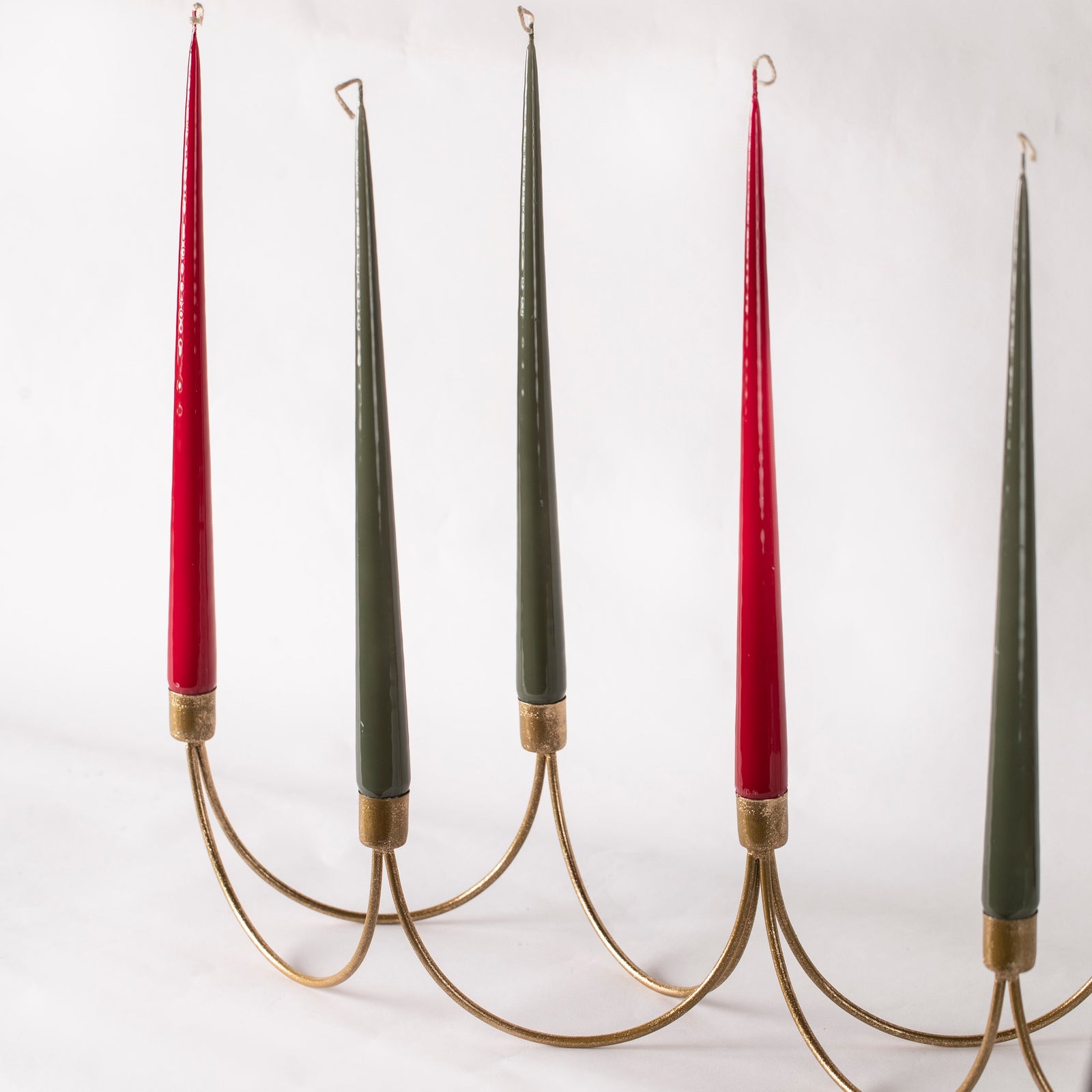 Golden Candle Holder