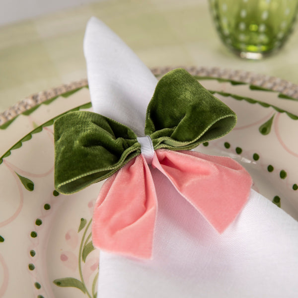 Velvet Napkin Bows - Set of Four