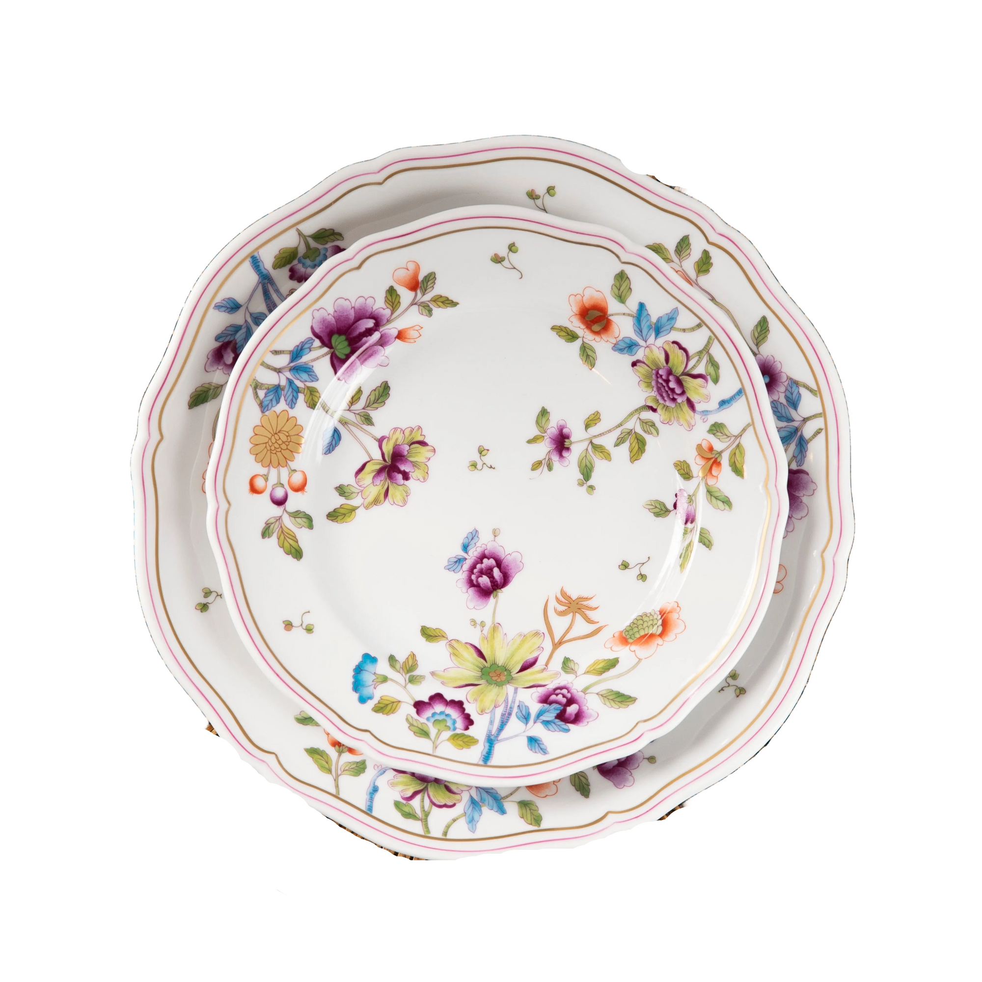 Set of Two Dessert Plates -  Granduca Coreana