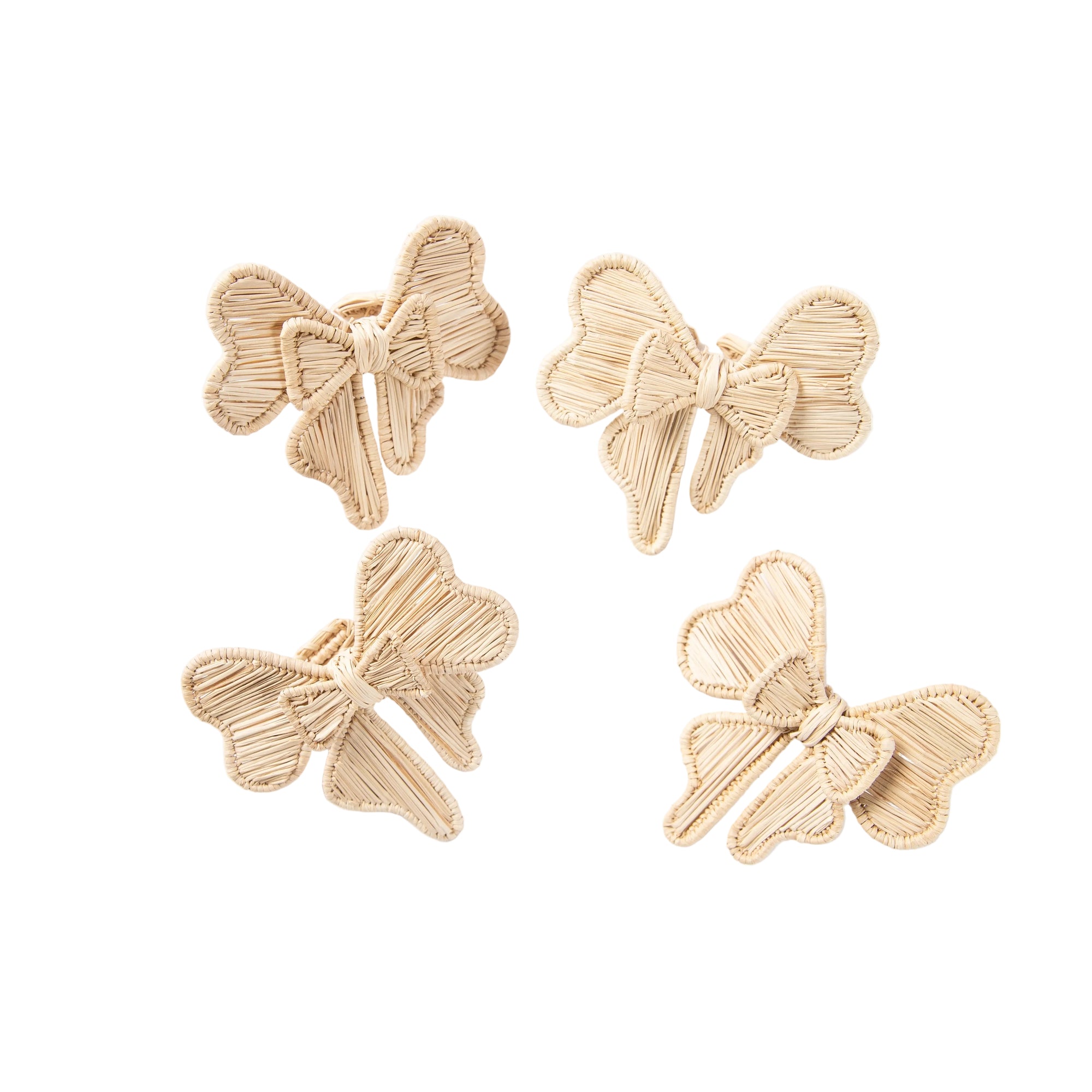 Bow Napkin Rings - Set of Four