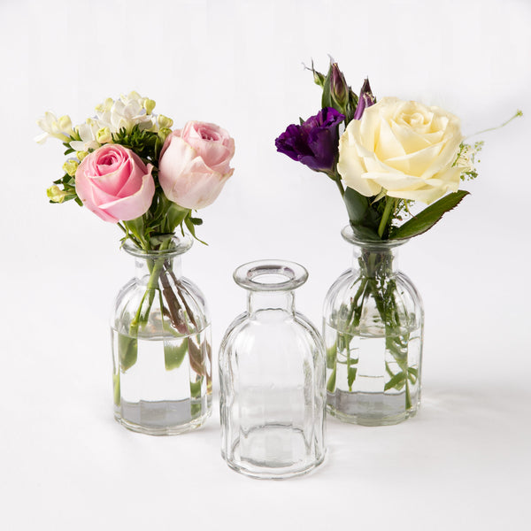 Ripple Flower Bottles - Set of Three