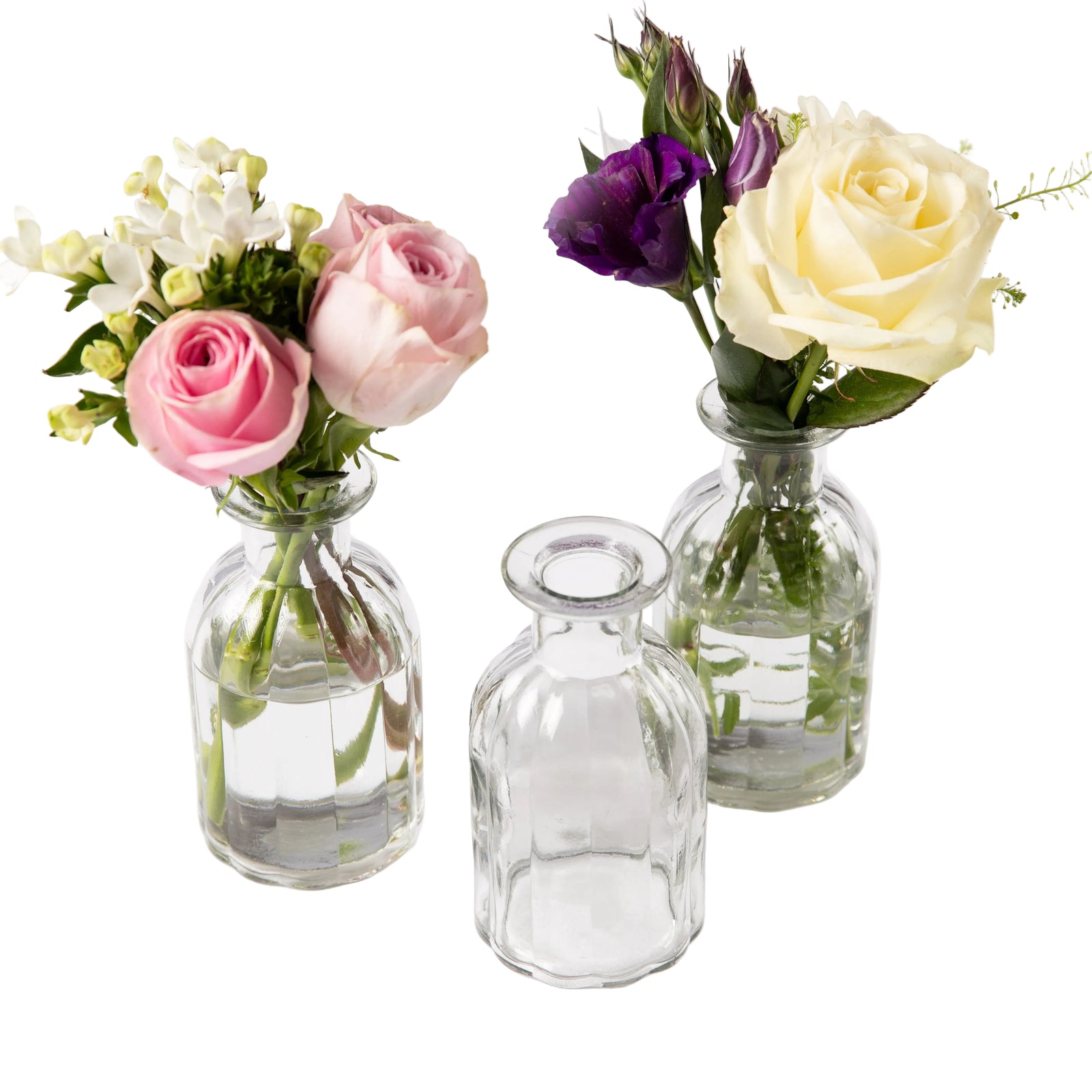 Ripple Flower Bottles - Set of Three