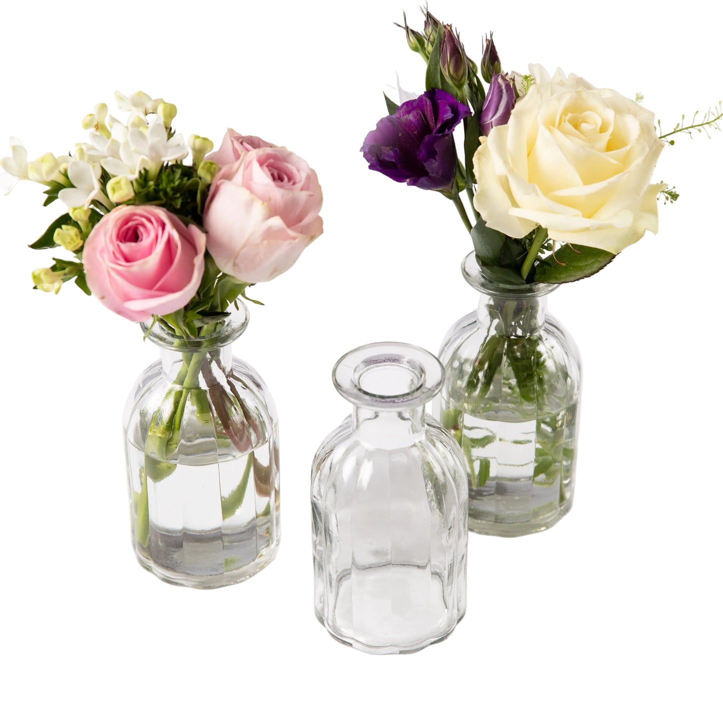 Ripple Flower Bottles - Set of Three