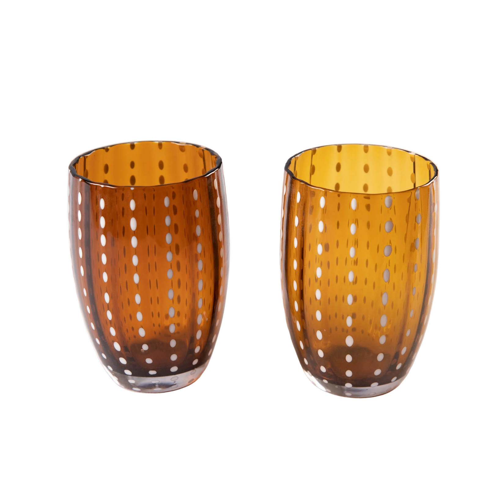 Amber Perle Glasses - Set of Two