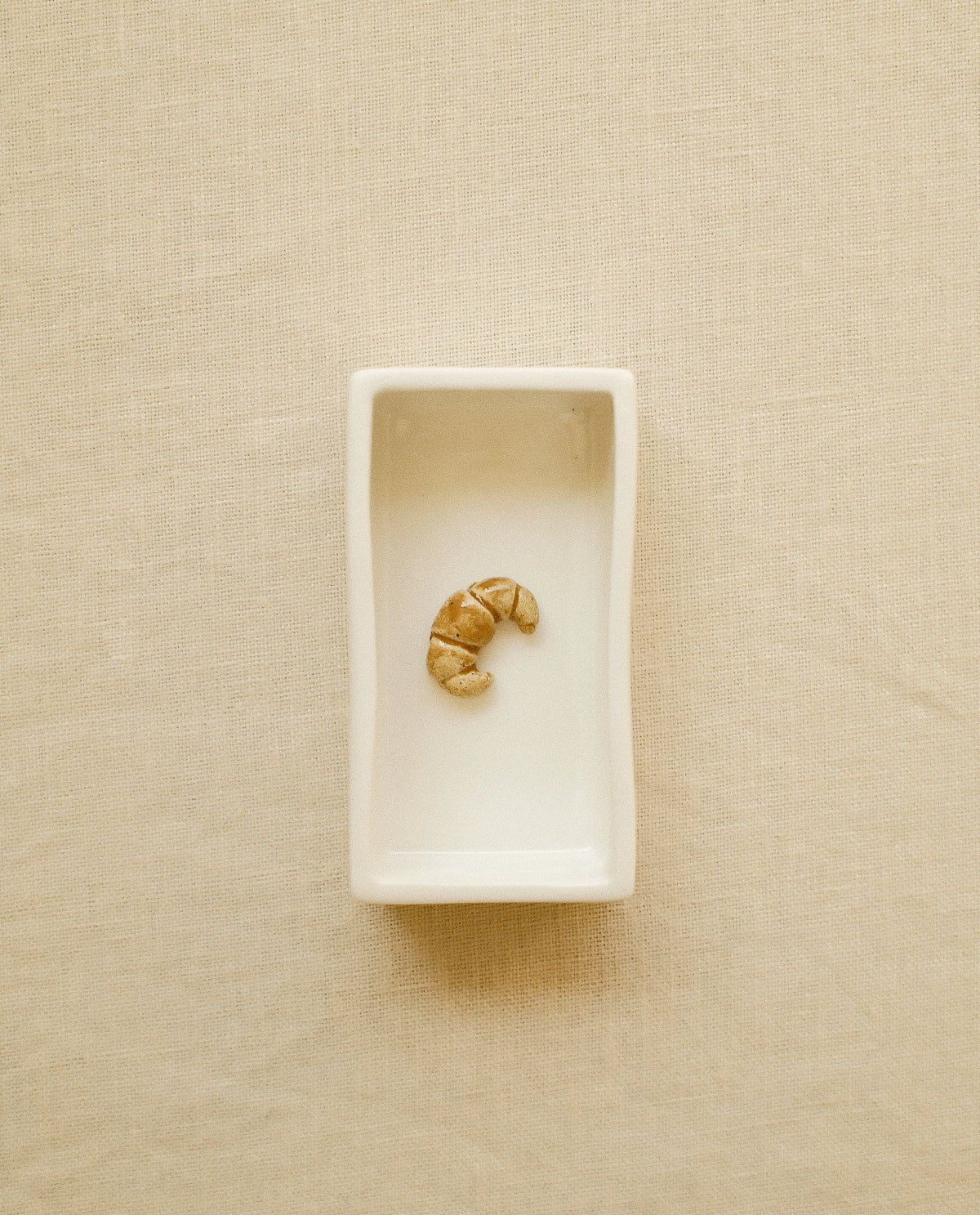 ‘News’ Ceramic Matchbox
