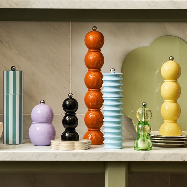 Green Icy Mini Bob Salt or Pepper Mill