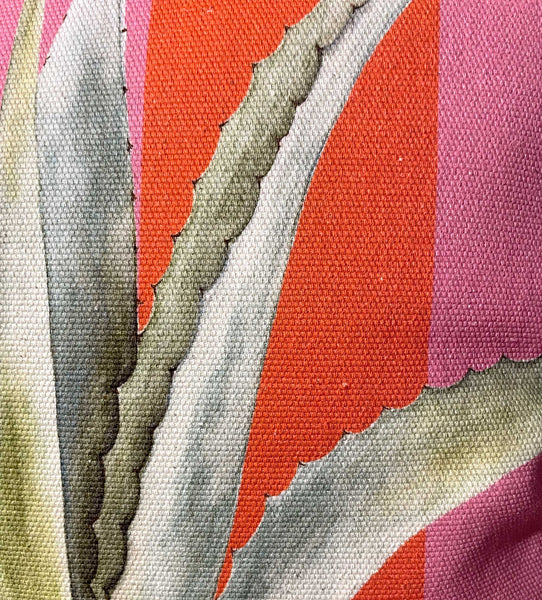 The Agave Pink Throw Pillow