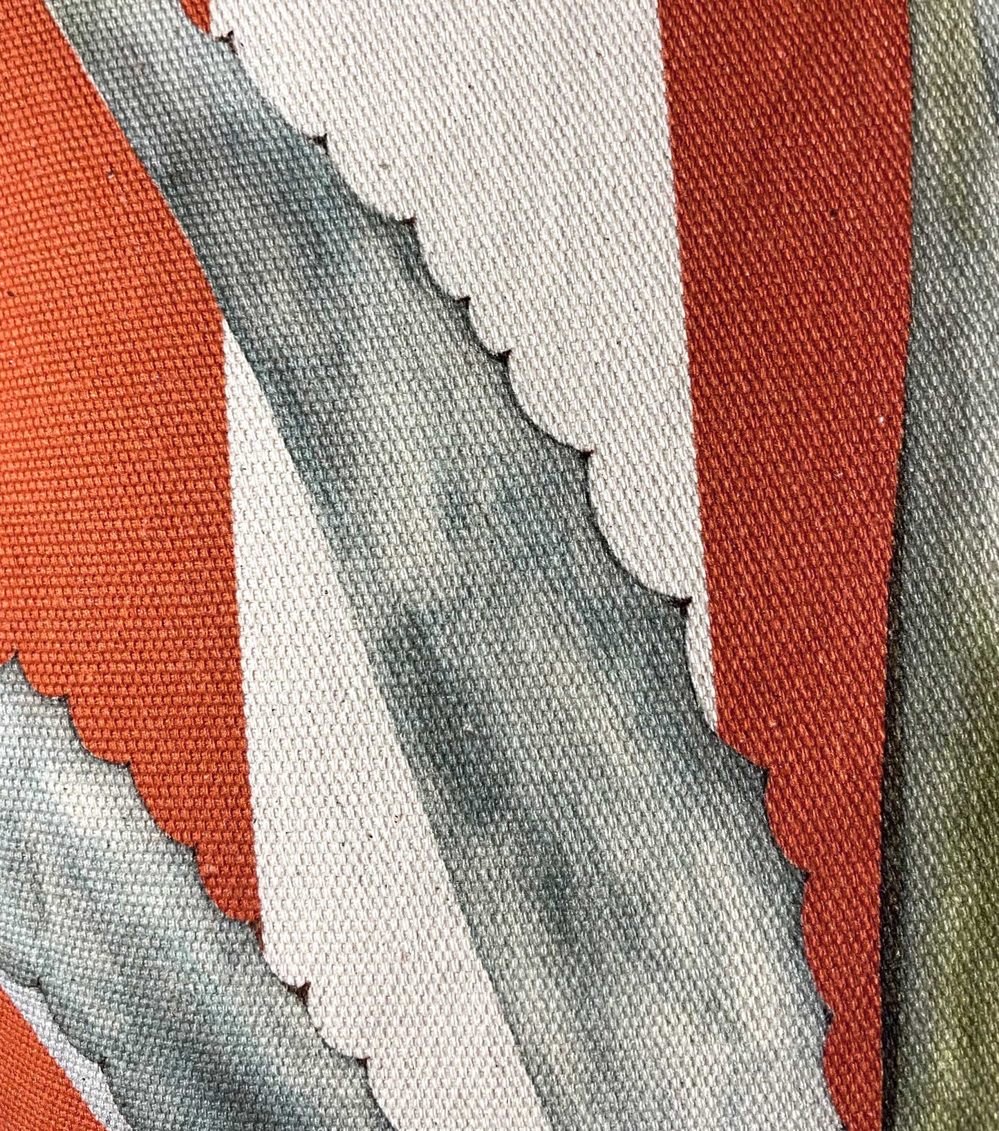 The Agave Tangerine Throw Pillow